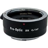 Pro-Optic Multi-Coated 2x Tele-Converter for Canon EOS Autofocus
SLR Cameras. (As Reviewed in Shutterbug Magazine - January 2008 -
Page 26)