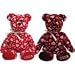 TY Beanie Babies - HEARTS A FLUTTER & PLENTY the Bears (Set of 2) (Hallmark Exclusives)