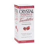Crystal Body Deodorant Biodegradable Deodorant Towelettes Pomegranate