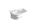 KOHLER K-19033-1-0 Escale Wall-Mount Lavatory, White