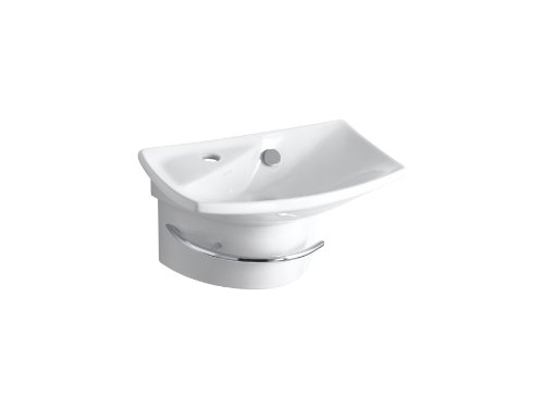 KOHLER K-19033-1-0 Escale Wall-Mount Lavatory, White