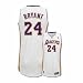 Kobe Bryant Los Angeles Lakers #24 Revolution 30 Authentic Adidas NBA Basketball Jersey (Alternate Home White / Gold)
