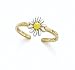 14K Enam Daisy Toe Ring - GH23778