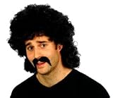 Fancy Dress Costume - Black Mullet Wig