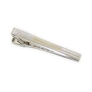 Sterling Silver Etched Tie Clip by Szul