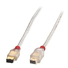 LINDY 1m Premium FireWire 800 Cable - 6 Pin Male to 9 Pin Bilingual Male