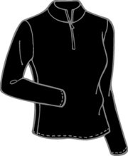 Buy Women’s 4-Way Stretch Zip-Mock Turtleneck