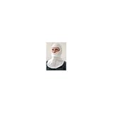 Size Fits All White Double Layer Nomex Flame Resistant Balaclava Hood With Arc-Rating of 10 ca/cm²