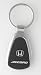 Honda Accord Chrome/Black Teardrop Keychain
