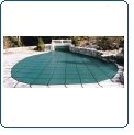 Mesh Safety Pool Cover -Pool Size: 15' x 30' Green Rectangle Arctic Armor Gold 15 Yr Warranty