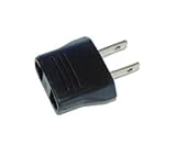 Netzadapter USA, US-Stecker 2pin auf Euro-Buchse - 
