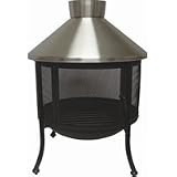 Asia Direct - AD238-S - Dome Out Door Fireplace - Stainless Steel - 22 W x34 H in.