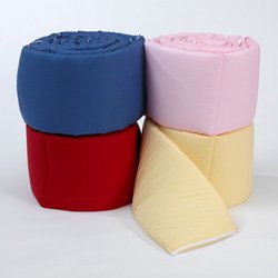 Tailored Baby Cradle Bumpers - Color Yellow - Size 15x33