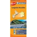 Languedoc-Roussillon: Regionalkarte. Tankstellen an Autobahnen und Strassen, Blitzer, Stadtplan: Montpellier (Michelin Regionalkarte)