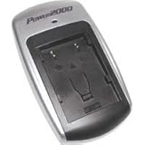 Power2000 Mini Universal 110/220V AC/DC Charger for the Nikon ENEL-9 Lithium Ion Digital Camera Batteries