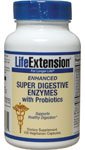 Life Extension Enhanced Super Digestive Enzyme with Probiotics, Capsules, 100-Count