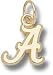 Alabama 10KT Script A 3/8 Pendant