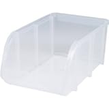 IMAGE OF Iris® Clear Open Stacking Bins 4.125