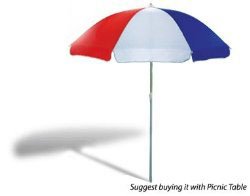 Lohasrus 32" Umbrella MM40102 - Dual Non-toxic Frame and Nylon, Outdoor, Free Drawing Book