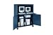 Mobile Double-Wide Security Computer Cabinet