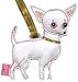 Cute Chihuahua Luggage Tag