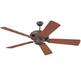 Monte Carlo Ceiling Fan 5GP60RB Grand Prix Fan - Roman Bronze Traditional Indoor Fans 60 Blades