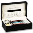 ZALES Ladies' Lucien Piccard Diamond Bezel Watch Set (Model: 28012)