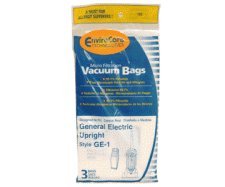GE/Wal-Mart GE-1 Upright Vacuum Cleaner Bags - Generic - 3 pack