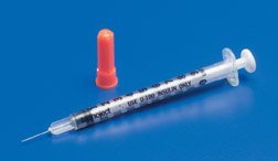 1cc Insulin Syringe, 28 Gauge x 1/2