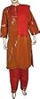 Salwar Kurti Printed Embroidered Cotton Womens Dress India Size M (slk343a)