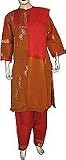 Salwar Kurti Printed Embroidered Cotton Womens Dress India Size M (slk343a)