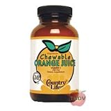 Country Life - Vitamin C Wafer 250 Mg - 180 Tablets