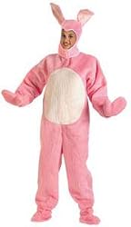 Bunny Pink Open Face Adult Costume