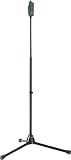 K&M One Hand Microphone Stand with Tripod Base