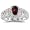 0.44 Cts Diamond & 0.95 Cts Garnet Ring in 14K White Gold-3.0