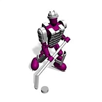 Stikfas G2 Alpha Male Lite Pack Action Figure Kit FUSCHIA Hockey Player
