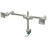 Dual LCD Adjustable Desk Clamp Mount Kit