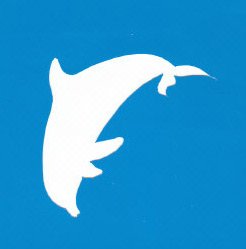 DOLPHIN STENCIL Snazaroo Face Painting Stencil