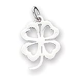 Sterling Silver 4-Leaf Clover Charm