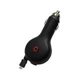 Retractable Vehicle Car Charger for HTC EVO 4G Sprint Verizon Wireless
