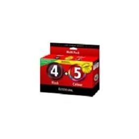 Lexmark Pack of 2 Ink Cartridges No. 4 + No. 5 - black + colour [PC]