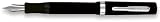 Conklin Glider Black Fine Point Fountain Pen - GL08-1