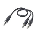 Ziotek 3.5mm Stereo Splitter, 3-Males, 7IN
