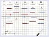 Magna Visual SPK46R Magna Visual Magnetic Start-Up Planning Kit, Paper-Coated Steel, 36 x 24, White