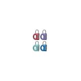 Master Lock 633D Satin Metallic Finish Luggage Lock, Set Your Own Combination