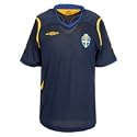Umbro Sweden Away Short Sleeve Jersey 2008 - 2009