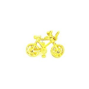 14k Gold 3-D Bicycle Charm