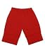 Organic Cotton Yoga Shorts - Boa Style (Red-small)
