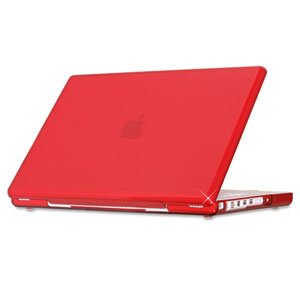 Apple Mac Book Pro Techshell Laptop Case, Clear Red for 15`MacBookPro Hard Case,Cover,Faceplate,SnapOn,Protector