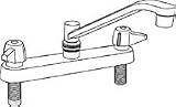 Central Brass 0122-A Kitchen Faucet 8-Inch Centers / 8-Inch D-Spout, Chrome